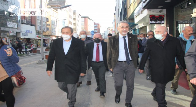 Seyit Torun, Ordu'da esnafı ziyaret etti: