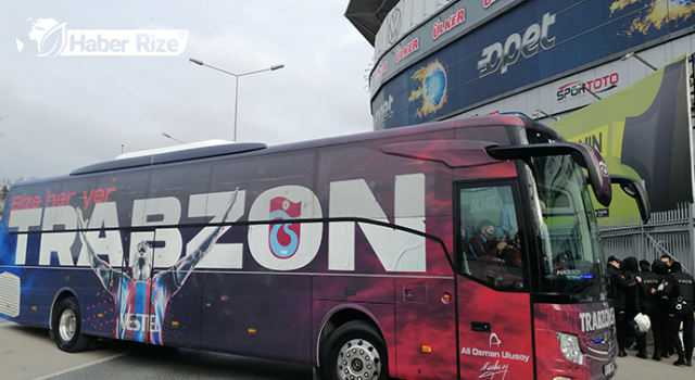 Fenerbahçe ve Trabzonspor kafilesi stada geldi