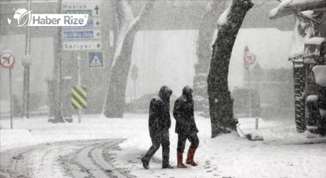 Samsun'da kar nedeniyle eğitime bir gün ara verildi
