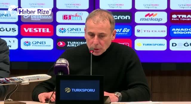 Trabzonspor-Göztepe maçının ardından