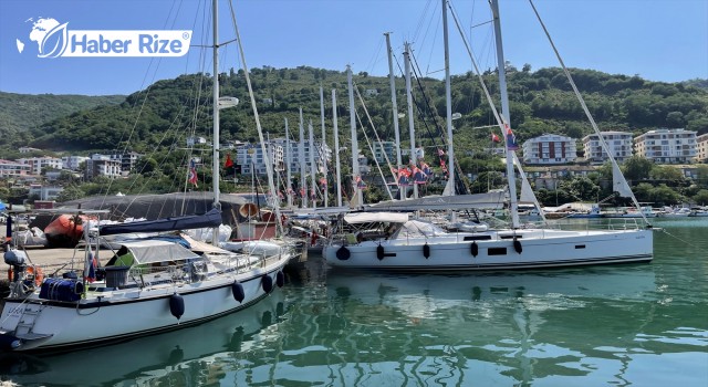 DADD Ralli Karadeniz 2022 etkinliği kapsamında 21 yelkenli yat Ordu'ya geldi