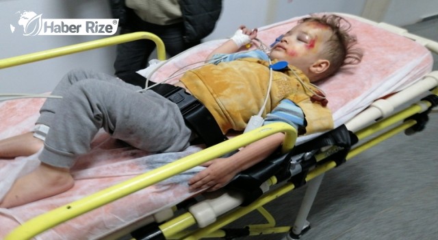 Balkondan düşen bebek yaralandı
