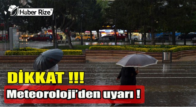 Doğu Karadeniz kıyıları için şiddetli sağanak uyarısı