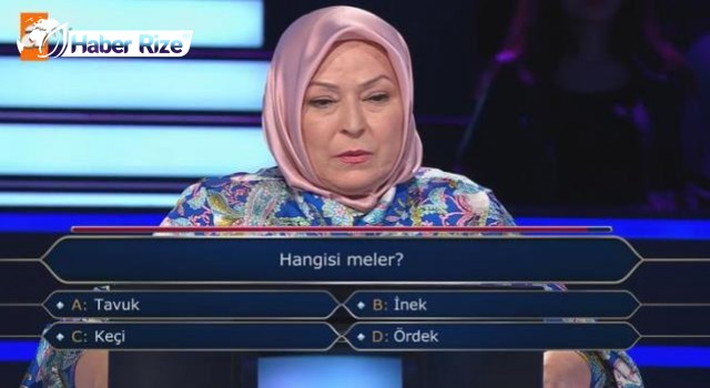 'Hangisi meler?' sorusunda joker kullandı