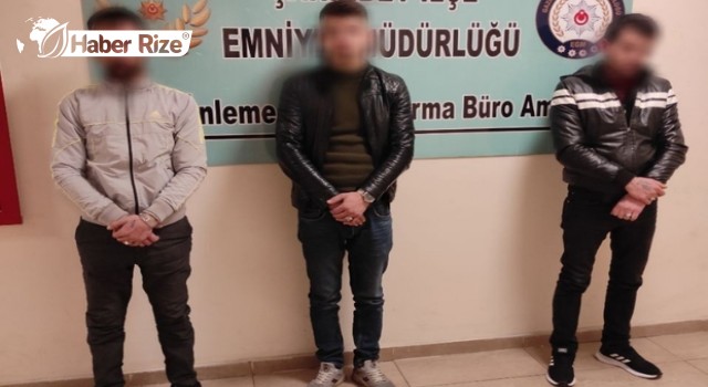  Kaçakçılık operasyonunda 3 zanlı yakalandı