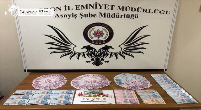 Trabzon'da evlerden hırsızlık yapan 3 kişi yakalandı