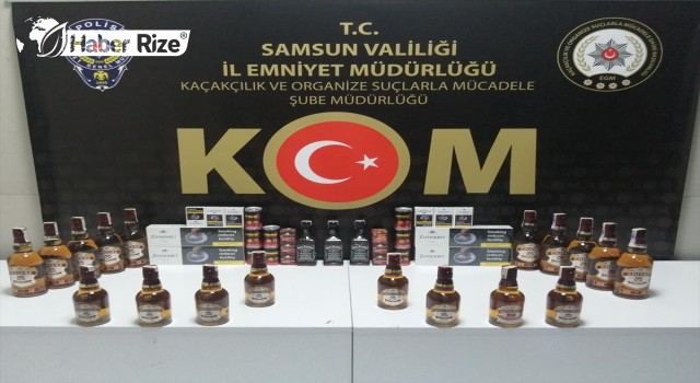 Samsun'da sahte içki operasyonu