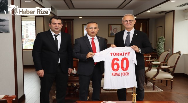 THF Başkanı Kılıç'tan Rize Valisi Kemal Çeber'i ziyaret