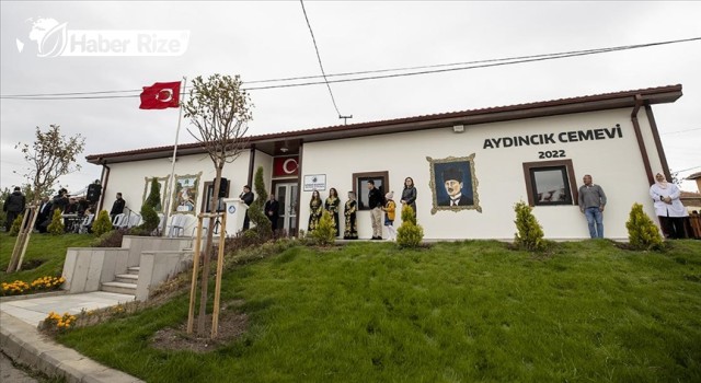 Yapımı tamamlanan Aydıncık Cemevi törenle açıldı
