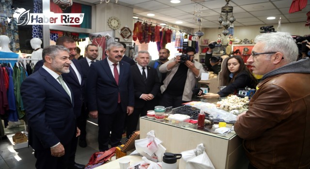 Bakan Nebati, Kastamonu'da ziyaretlerde bulundu