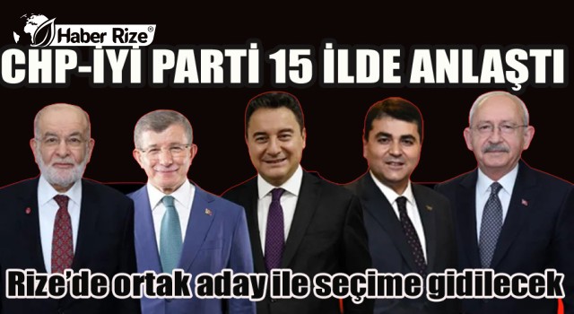 Rize’de ortak aday ile seçime gidilecek
