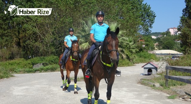 Atlı Jandarma Timi Görevde