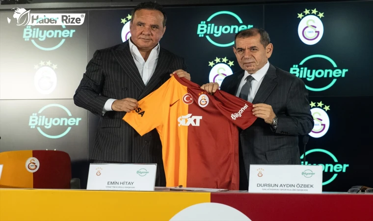 Galatasaray, Bilyoner ile sponsorluk anlaşması yaptı