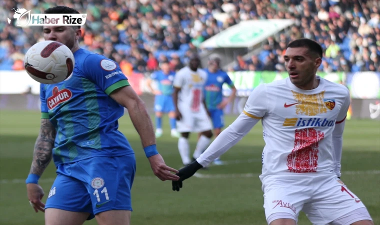 Çaykur Rizespor: 3 - Mondihome Kayserispor: 0