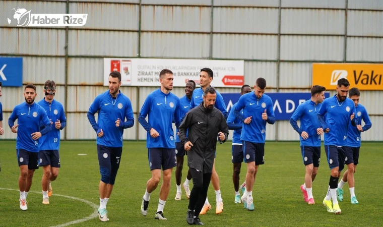 Çaykur Rizespor, RAMS Başakşehir maçının hazırlıklarına başladı