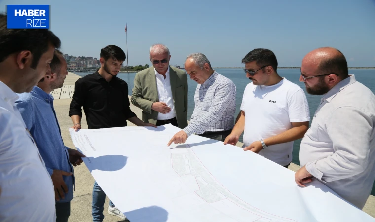 Rize'de millet bahçesinin üstyapı çalışmalarına başlandı