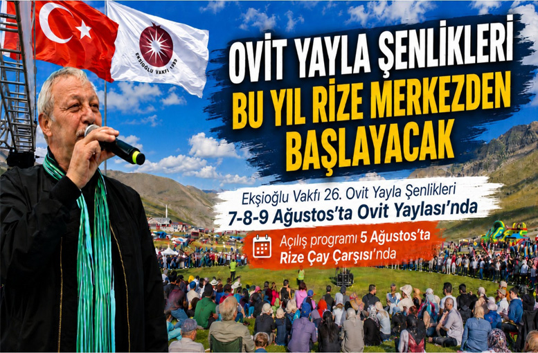 Ovit Şenlikleri Bu Yıl Rize Merkezden Başlıyor