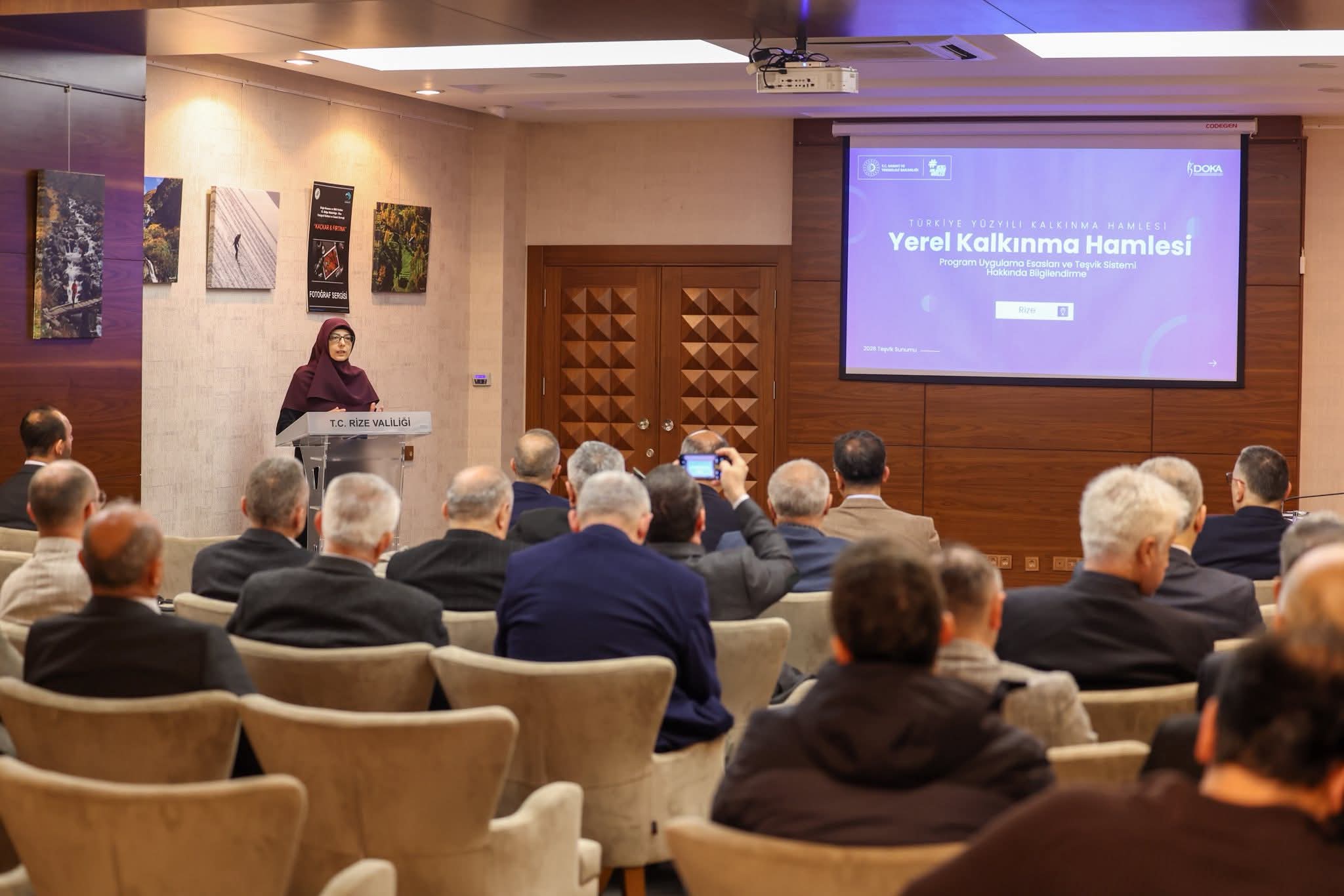 Rize’de Yerel Kalkınma Hamlesi Tanıtımları Sürüyor