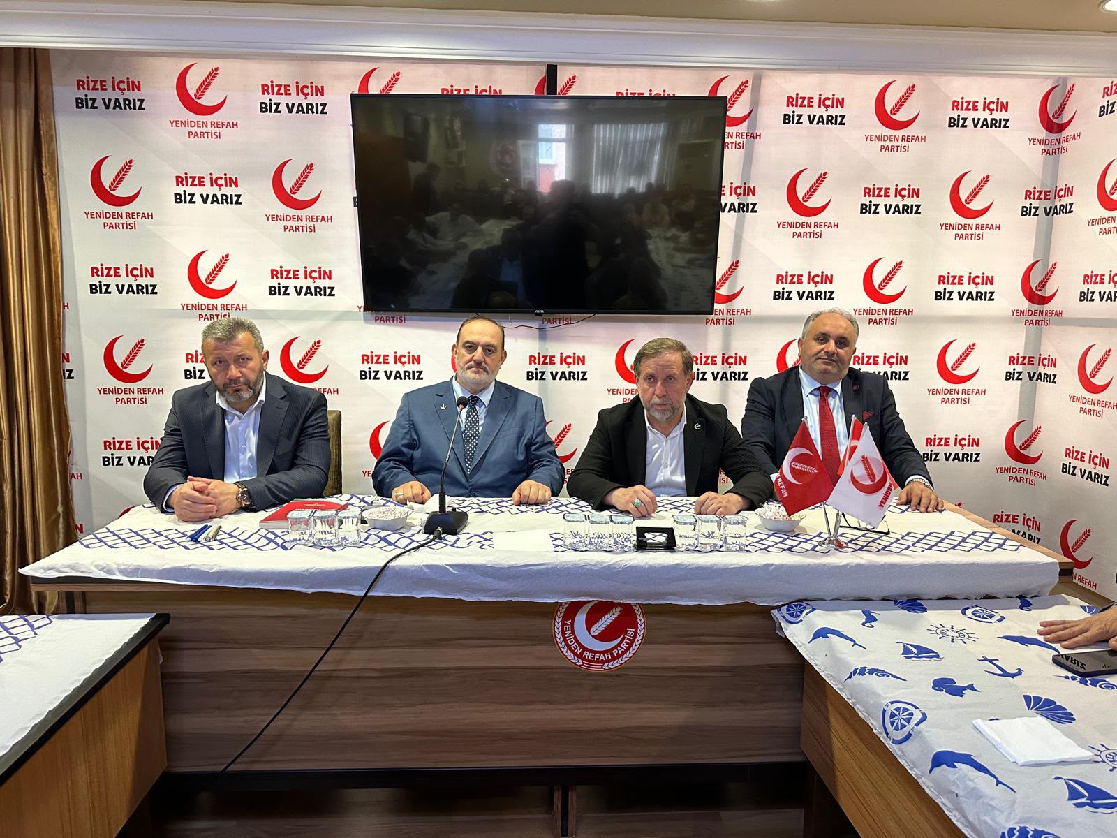 Yeniden Refah Partisi Rize Teşkilatı Bayramlaşma Programında Buluştu